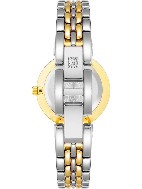 Anne Klein Women\'s Silver Black Japanese Quartz Roman Numeral Bracelet Watch main image 4